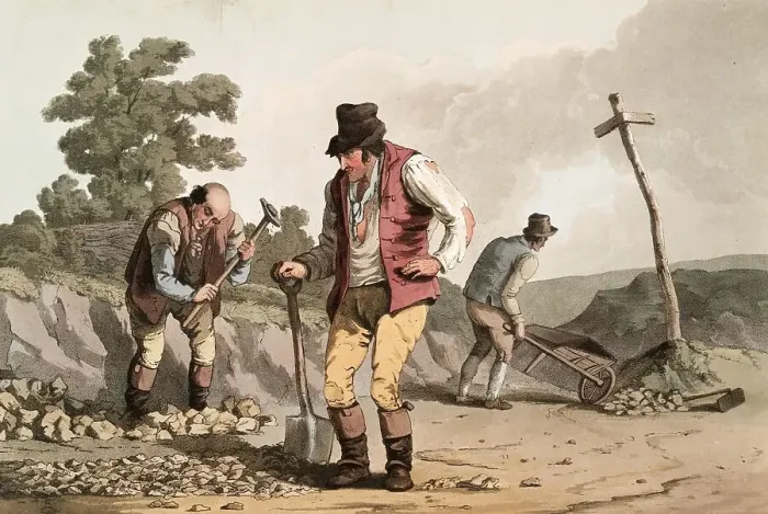 Framed Print : Scene from everyday life in England around 1810 Framed Print : Scene from everyday life in England around 1810