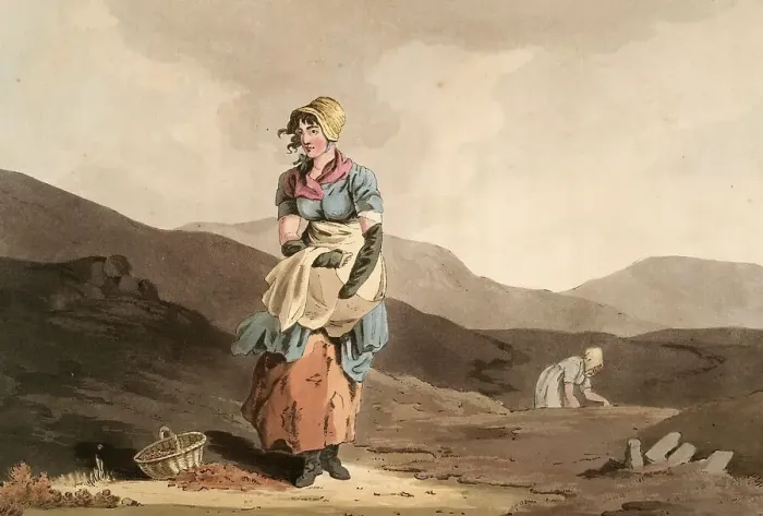 Framed Print : Scene from everyday life in England around 1810