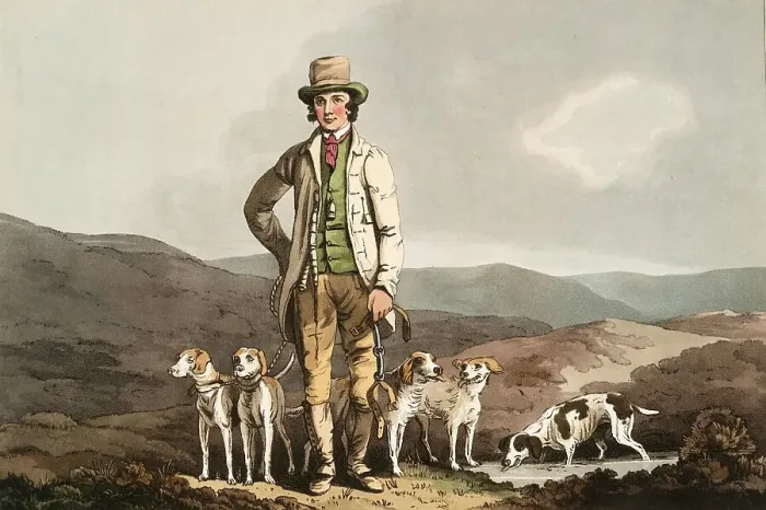 Framed Print : Scene from everyday life in England around 1810 Framed Print : Scene from everyday life in England around 1810