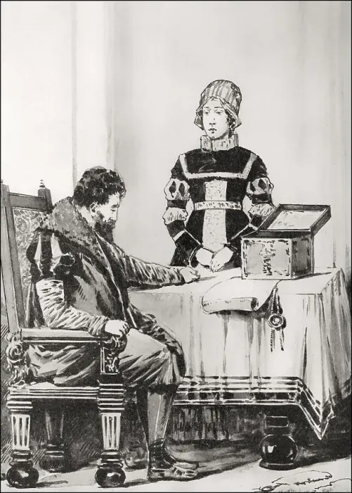Framed Print : Scene from Goetz von Berlichingen