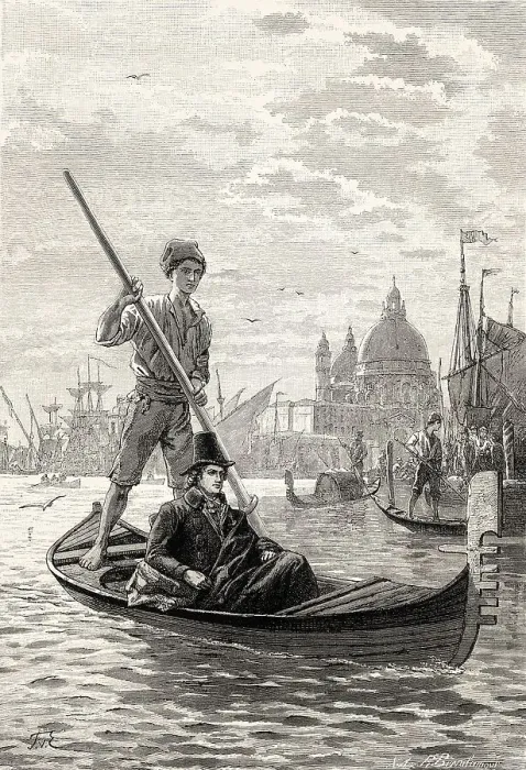 Framed Print : Scene from the Venetian epigrams