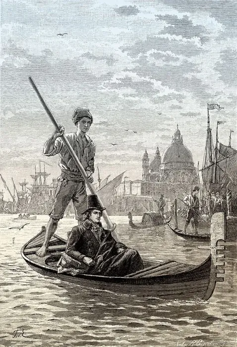 Framed Print : Scene from the Venetian epigrams