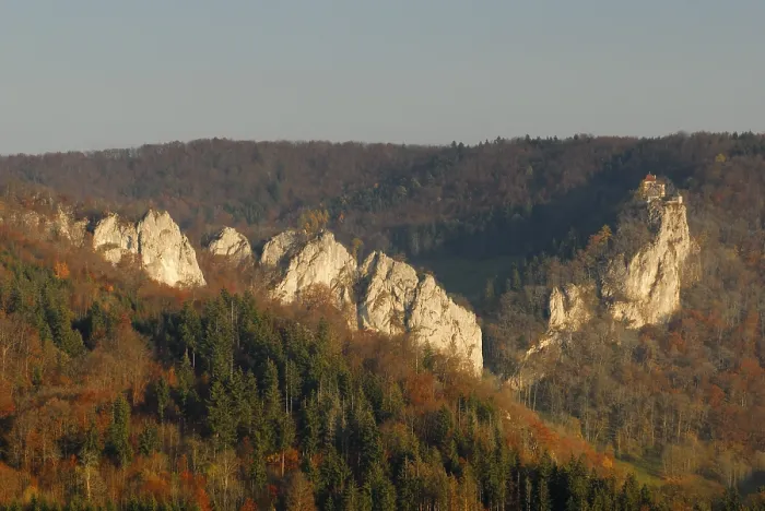 Framed Print : A scenery in the danube valley - Baden Wuerttemberg