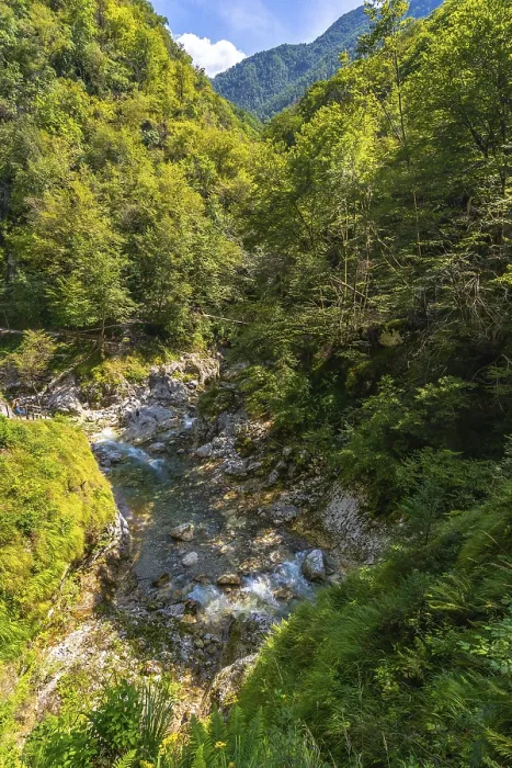 Framed Print : Scenic tolmin gorges in triglav national park Framed Print : Scenic tolmin gorges in triglav national park