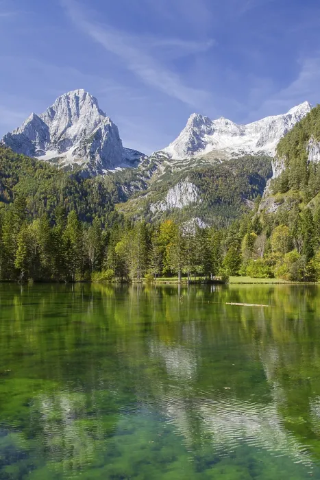 Framed Print : Schiederweiher lake, in front of the Spitzmauer and GroBer Priel mountains Framed Print : Schiederweiher lake, in front of the Spitzmauer and GroBer Priel mountains
