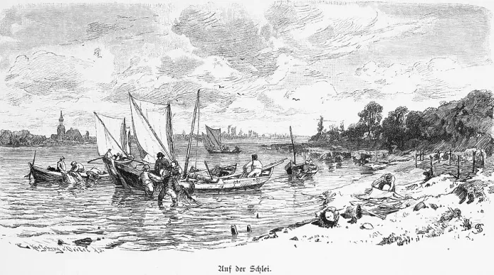 Framed Print : On the Schlei, Schleswig-Holstein Framed Print : On the Schlei, Schleswig-Holstein