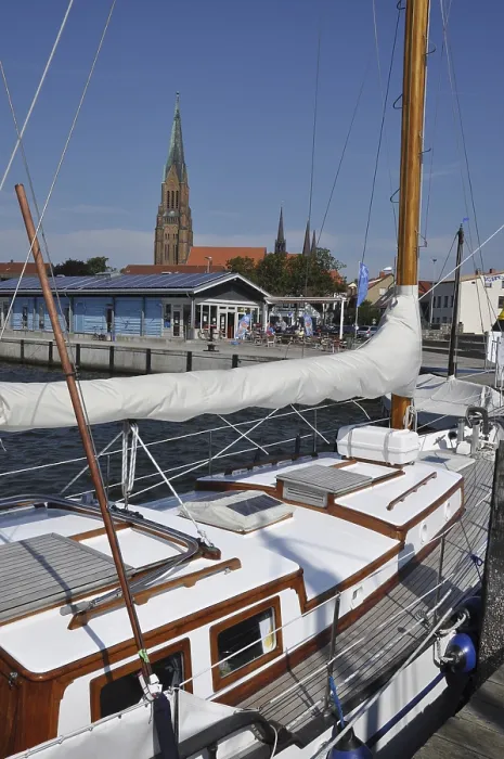Framed Print : Schleswig, boat harbor, marina Framed Print : Schleswig, boat harbor, marina