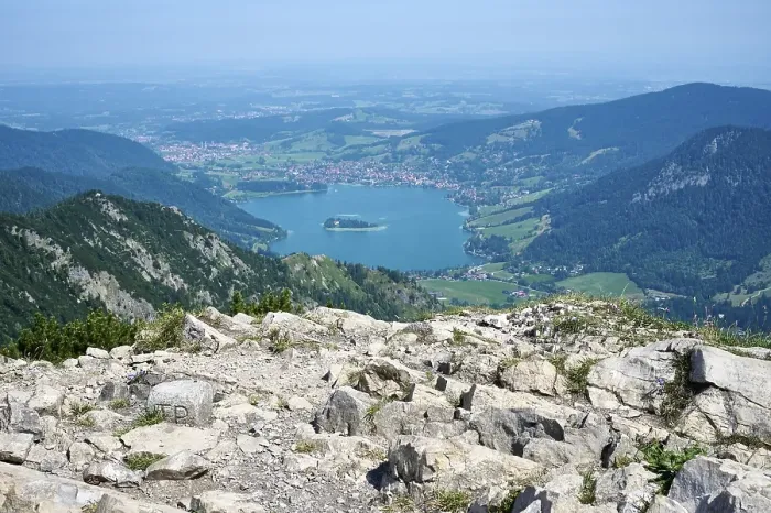Framed Print : Schliersee, view from the Brecherspitze
