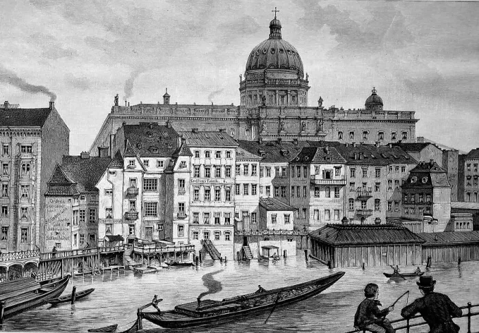 Framed Print : The Schlossfreiheit of Berlin, Germany
