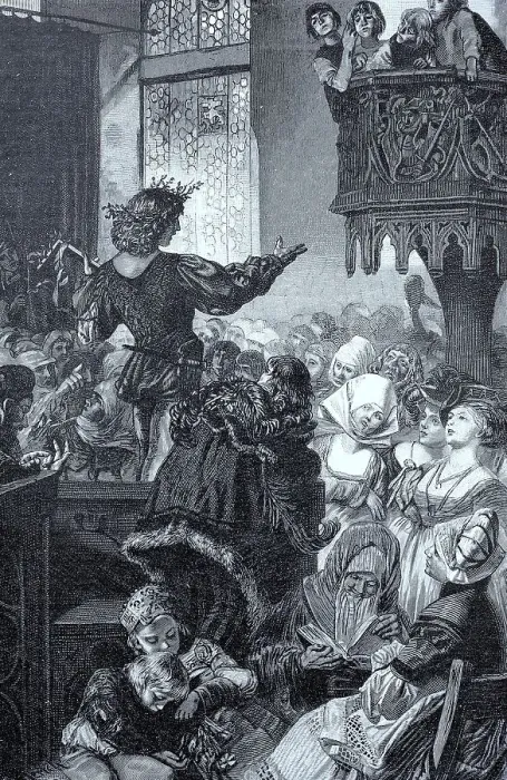 Framed Print : School of Meistersingers. A Meistersinger Framed Print : School of Meistersingers. A Meistersinger