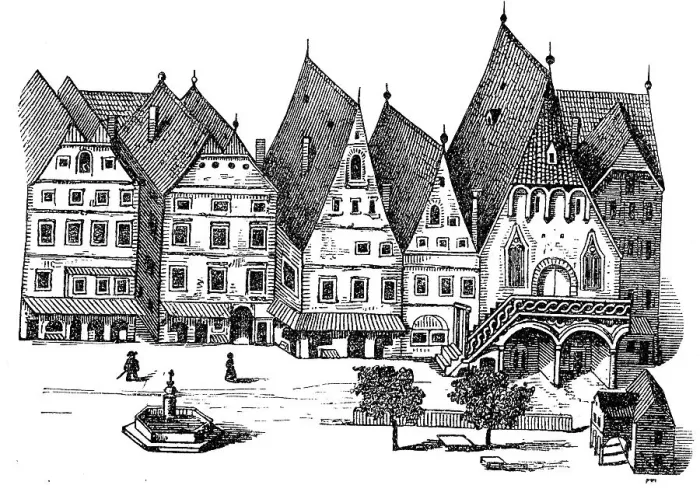 Framed Print : The Schrannen Building, Richthaus Framed Print : The Schrannen Building, Richthaus