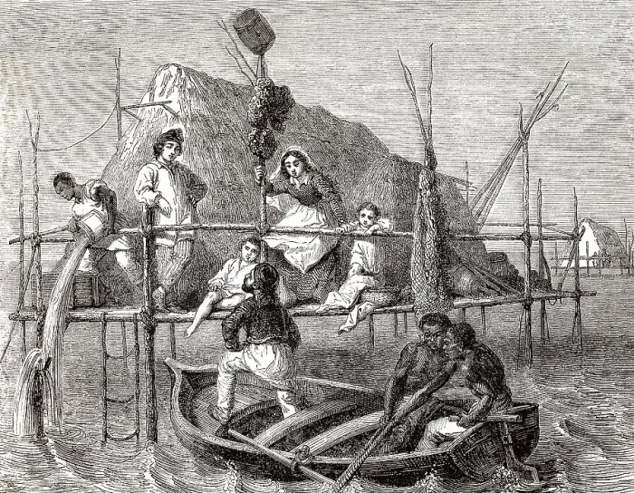 Framed Print : Schwammtaucher, Kuba, 19. Jahrhundert