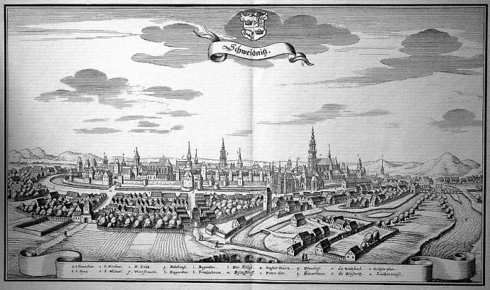 Framed Print : Schweidnitz, today Swidnica, Lower Silesia Framed Print : Schweidnitz, today Swidnica, Lower Silesia