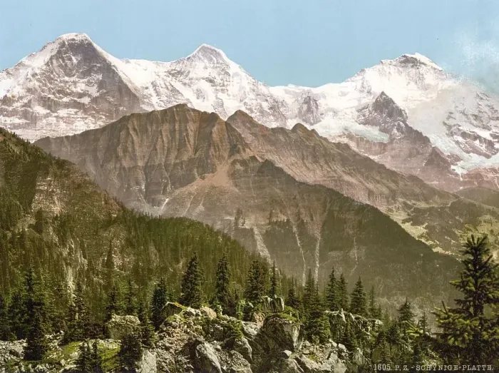 Framed Print : Schynige Platte, Eiger, Moench und Jungfrau Framed Print : Schynige Platte, Eiger, Moench und Jungfrau