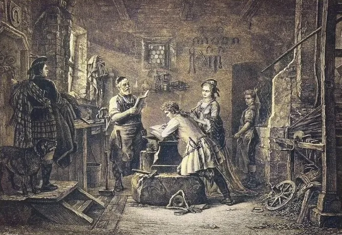 Framed Print : Scotland, Gretna Green, A Private Wedding at the Blacksmith's Framed Print : Scotland, Gretna Green, A Private Wedding at the Blacksmith's