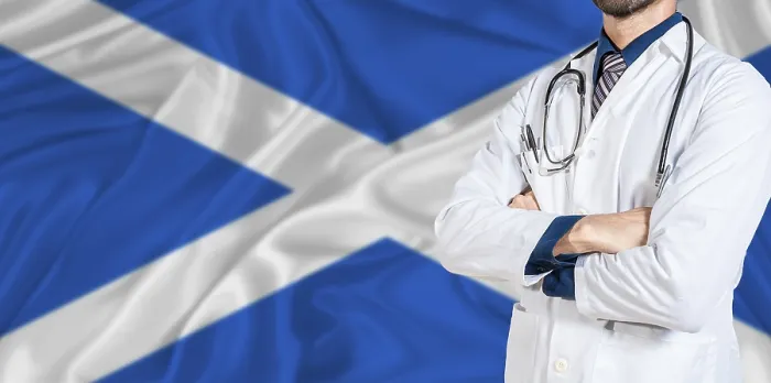 Framed Print : Scotland national health system