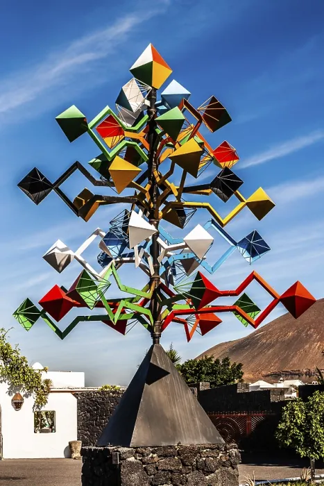 Framed Print : Sculpture, Fundacion Cesar Manrique