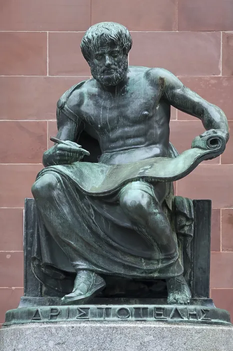 Framed Print : Sculpture of Homer outside the Albert Ludwig University of Freiburg