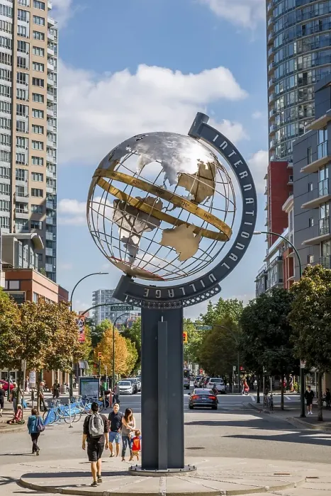 Framed Print : Sculpture International Village Globe, globe, downtown, Vancouver, British Columbia, Canada, North America Framed Print : Sculpture International Village Globe, globe, downtown, Vancouver, British Columbia, Canada, North America