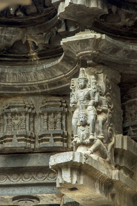 Framed Print : Sculpture on kopeshwar temple, Kolhapur
