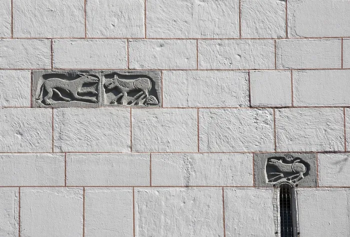 Framed Print : Detail of sculptures on the west facade Framed Print : Detail of sculptures on the west facade