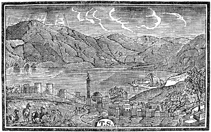 Framed Print : The Sea of Galilee with the city of Tibarias on the shore