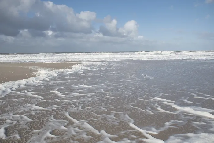 Framed Print : Sea spray on the beach of Kampen on the island of Sylt Framed Print : Sea spray on the beach of Kampen on the island of Sylt