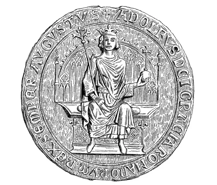 Framed Print : The Seal of Adolf von Nassau with the inscription Framed Print : The Seal of Adolf von Nassau with the inscription