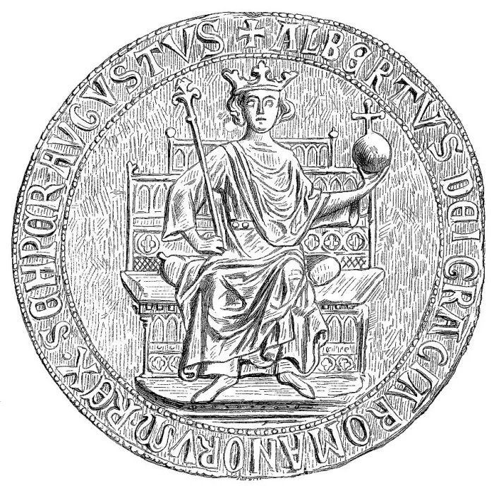 Framed Print : Seal of Albert I or Albrecht I Framed Print : Seal of Albert I or Albrecht I