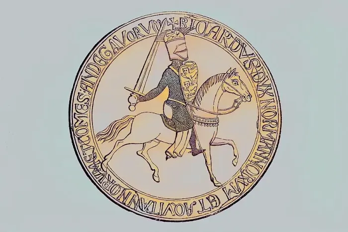 Framed Print : The Seal of Richard the Lionheart Framed Print : The Seal of Richard the Lionheart