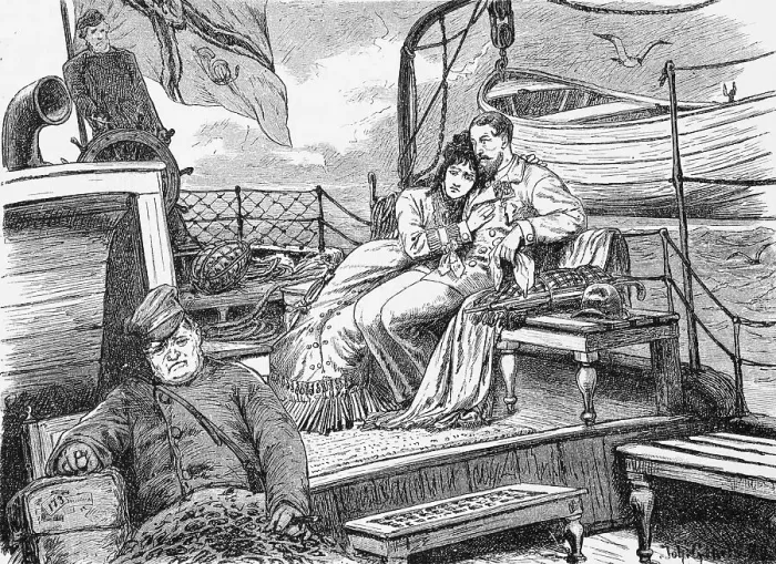 Framed Print : Seasick on the aft deck, East Frisia Framed Print : Seasick on the aft deck, East Frisia
