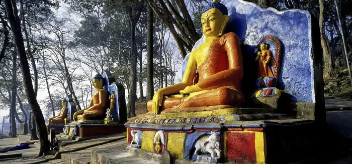Framed Print : Seat-figures of the Dhyani Buddha Akshobhya