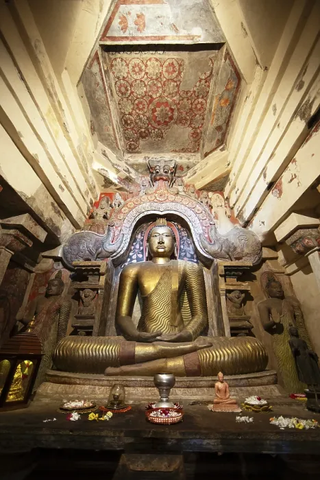 Framed Print : Seated Buddha in the Gadaladeniya Temple Framed Print : Seated Buddha in the Gadaladeniya Temple