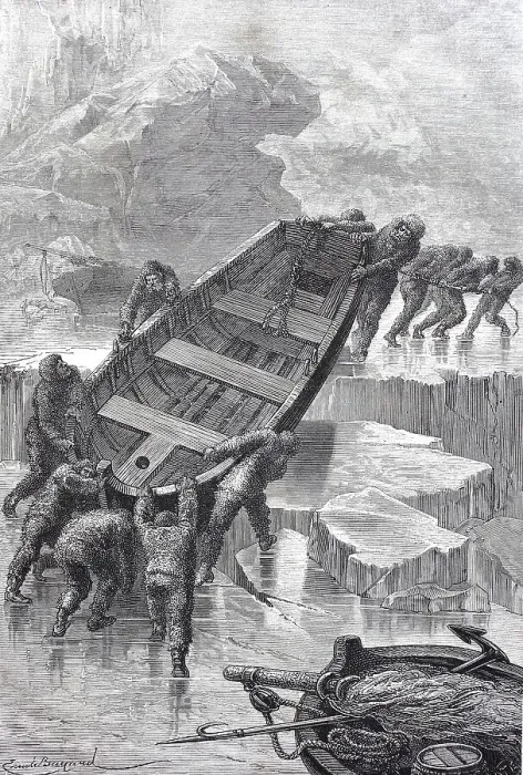 Framed Print : Second German North Polar Expedition