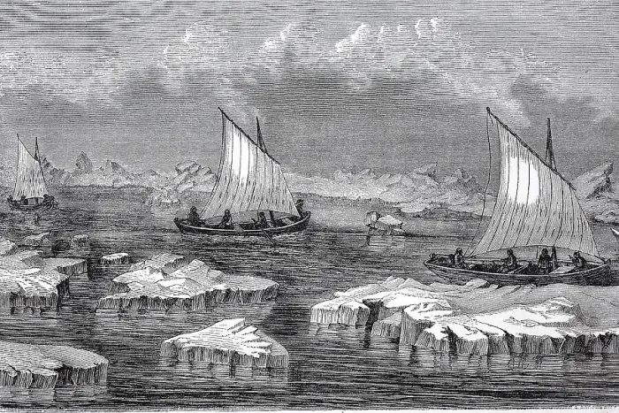 Framed Print : Second German North Polar Expedition