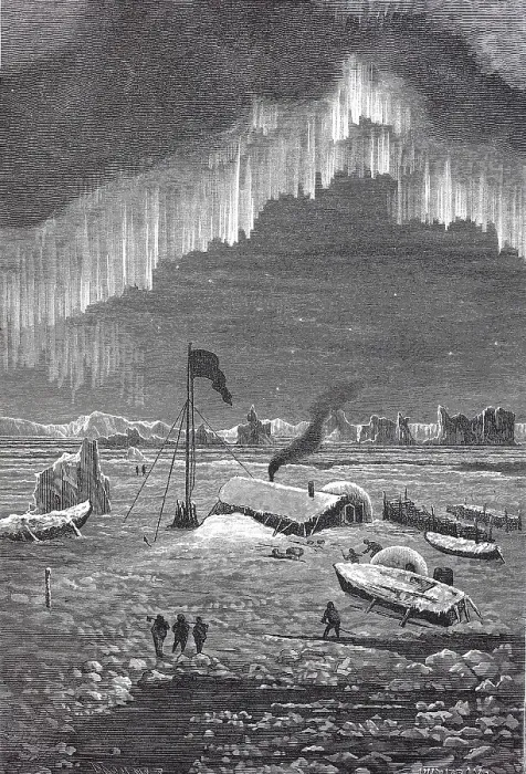 Framed Print : Second German North Polar Expedition