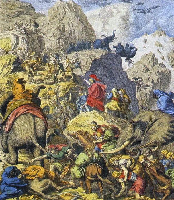 Framed Print : The Second Punic War (218 BC - 201 BC) is most remembered for the Carthaginian Hannibal's crossing of the Alps Framed Print : The Second Punic War (218 BC - 201 BC) is most remembered for the Carthaginian Hannibal's crossing of the Alps