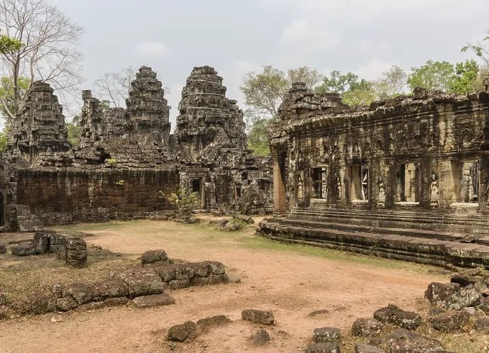 Framed Print : Second ring of walls with Prasat Framed Print : Second ring of walls with Prasat