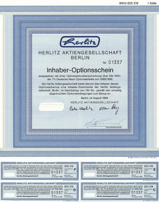 Framed Print : Securities certificate, bearer warrant Framed Print : Securities certificate, bearer warrant