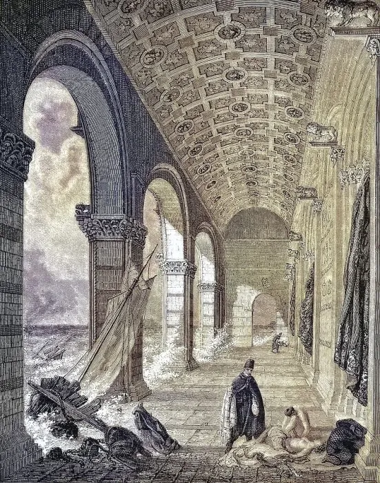 Framed Print : Seine floods at the Louvre in Paris