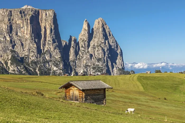Framed Print : On the Seiser Alm, Alpe di Siusi
