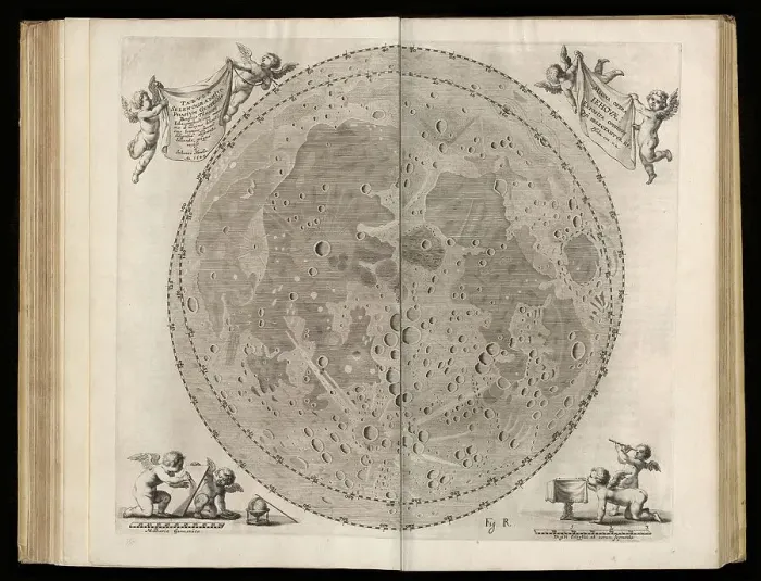 Framed Print : Selenographia, description of the moon Framed Print : Selenographia, description of the moon