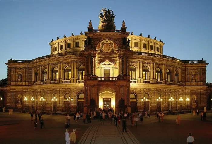 Framed Print : Semper Opera