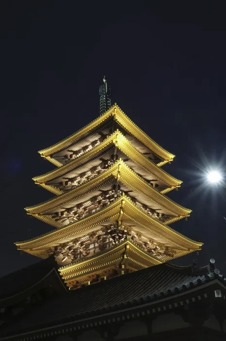Framed Print : Senso-ji, Buddhist temple, pagoda
