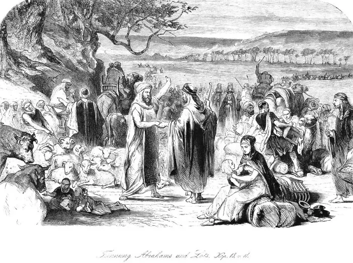 Framed Print : Separation of Abraham and Lot, Abraham Framed Print : Separation of Abraham and Lot, Abraham