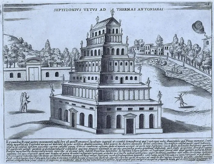 Framed Print : Septizonius Vetus Ad Thermas Antonianas Framed Print : Septizonius Vetus Ad Thermas Antonianas