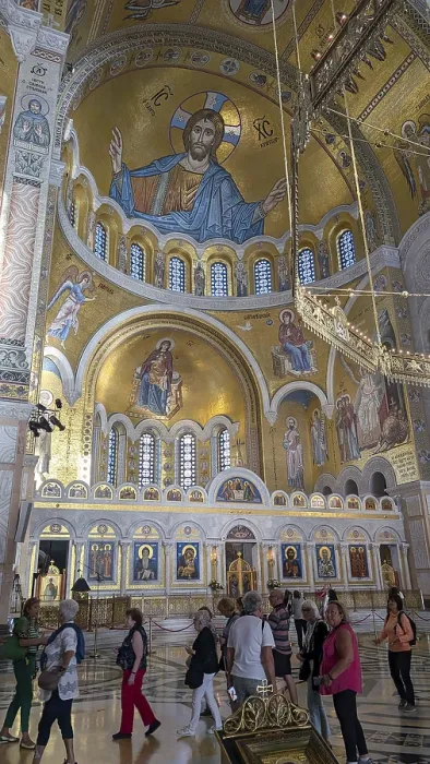 Framed Print : Serbia, Belgrade: interior view of the Church of Saint Sava