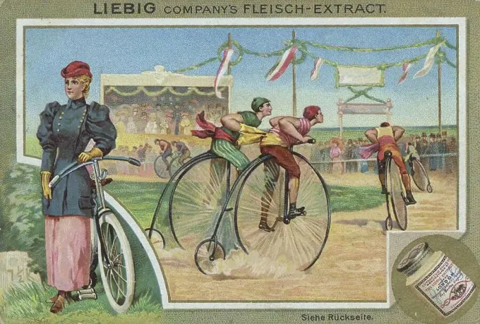 Framed Print : Serie Sport, Hochradfahren, Series sport