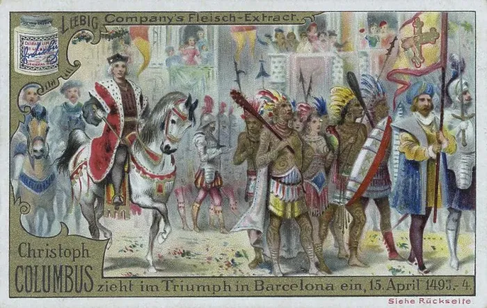 Framed Print : Series Christopher Columbus, Triumphant Entry into Barcelona Framed Print : Series Christopher Columbus, Triumphant Entry into Barcelona