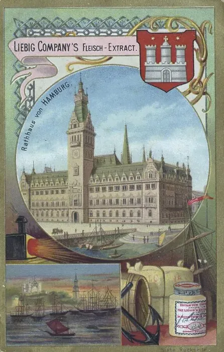 Framed Print : Series City Halls, City Hall of Hamburg